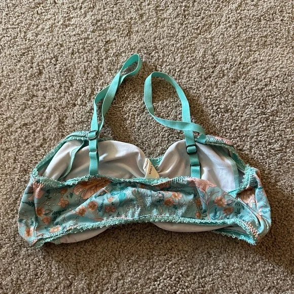Spell Blue Seashell Bralette EUC - Picture 4 of 5